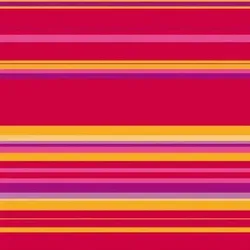 Clairefontaine Geschenkpapier Alliance 60g, Rolle 50x0,70m, Streifen rot/gold/rosa - Mehrfarbig 211202C