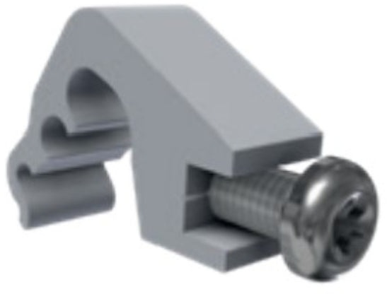 SL Rack Potential-Ausgleichsklemme für SL Alu und Alpha-Flex, aus Aluminium, für Runddraht 4, 6, 10 und 16mm3