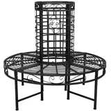 deluke Baumbank 121 x 112 x 121 cm Schwarz