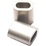 POSAMO Alu-Pressklemmen Z2 f.Drahtseil-Ø 2,0 mm 100 Stück