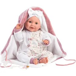 Babypuppe LLORENS "Heidi, 42 cm" Puppen bunt Kinder mit Schlafaugen