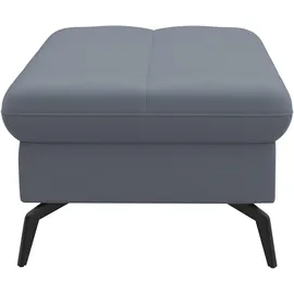 sit&more Polsterhocker Amica mit Stauraum 102 x 47 x 69 cm Blau/Grau