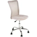 Home4You Kinderdrehstuhl Meshbezug Silbergrau