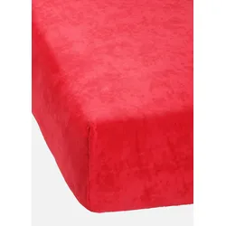 bonprix Nicki Spannbettlaken, rot, 100x200 cm, mit Baumwolle