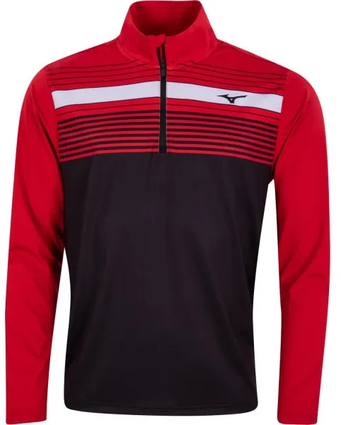 Mizuno Layer Breeze Elite ST 14-Zip rotschwarz - S