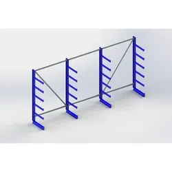 KR System ATLAS ST ES 4 Ständer RAL 5010 2000x500x4050 Atlas 1350