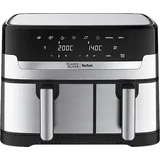 Tefal Dual Drawer Heißluftfritteuse EY90JDE schwarz/Edelstahl