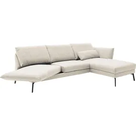 Schöner Wohnen Ecksofa "Spin, Multifunktionssofa, bequem und hochwertig verarbeitet, L-Form", beige (natur), B:329cm H:87cm T:224cm, 54% Polyacryl, 46% Polyester, SCHÖNER WOHNEN-KOLLEKTION, Sofas, Ecksofa, Drehsitz-Funktion, USB-Anschluss, Armlehnfunktion, 