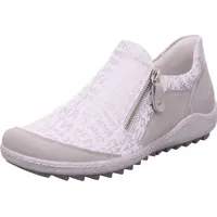 REMONTE Damen R1428 Sneaker, Vapor/Weiss/Silver / Weiß - 37