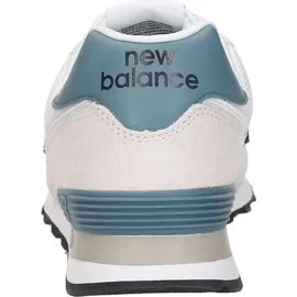 New Balance 574 Herren Weiß/Silber 42