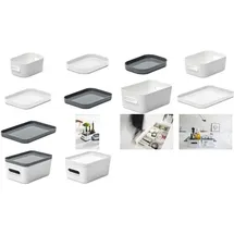 orthex Aufbewahrungsbox COMFORT 20 x 14 x 7,5 cm 1-tlg. weiß/petrol
