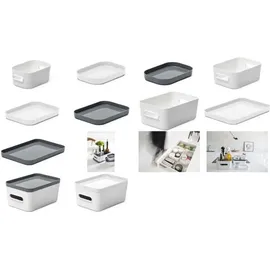 orthex Aufbewahrungsbox COMFORT 20 x 14 x 7,5 cm 1-tlg. weiß/petrol