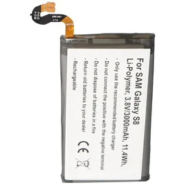 AccuCell Akku passend für den Samsung Galaxy S8 Akku EB-BG950ABE 3,8 Volt 3000mAh