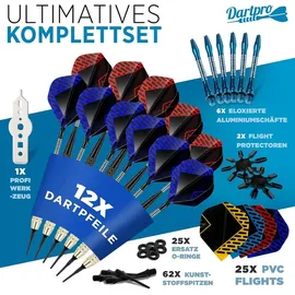 DartPro Dartpfeile mit Kunststoffspitze 18 g Softdarts Set