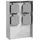 Wiltec Gartensteckdose 4-fach Grau