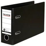 Falken 20x Ordner A5 quer Hartpappe, Rücken 50mm - Schwarz