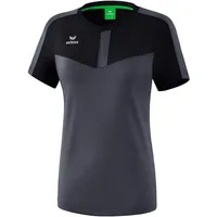 Erima Squad T-Shirt Schwarz/Slate Grey 44