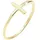 Elli Ring 375 Gelbgold Kreuz in Gold | Gr.: 58