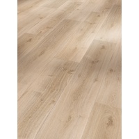 Parador Klick Vinyl Bodenbelag Basic 30 Eiche Royal hell gekälkt Landhausdiele Holzstruktur 1,825m2, hochwertige Holzoptik hell braun 9,4mm, einfache Verlegung