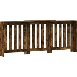 vidaXL Heizkörperverkleidung Räuchereiche 205x21,5x83,5 cm