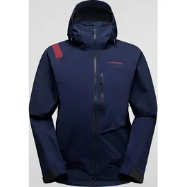 La Sportiva Alpine Guide GTX Jkt M, Hardshell, Herren deep sea/cherry Tomato S