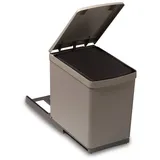 Victory Einbaumülleimer Einbau-Abfallsammler Traditionline 16 Liter automatischen Deckelheber
