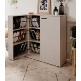 furn.design Logu 100 x 110 x 34 cm beige / beige matt