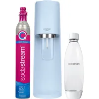 SodaStream Soda Maker Terra hellblau QC mit CO2- und 1-Liter-PET-Flasche (1012811315)