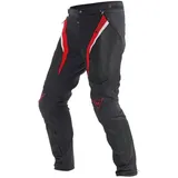 Dainese P. Drake Super Air Motorrad Textilhose, schwarz-rot, Größe 64 für Männer