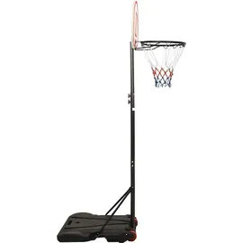vidaXL Basketballständer Weiß 216 -250 cm