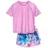 Playshoes Mädchen Zweiteiler Rash-Guard-Set, Batik Lila, 158 cm-164 cm - 158-164
