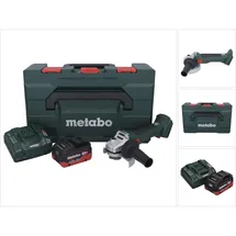 Metabo W 18 L BL 9-125 inkl. 1x Akku 8,0 Ah + Ladegerät + metaBOX