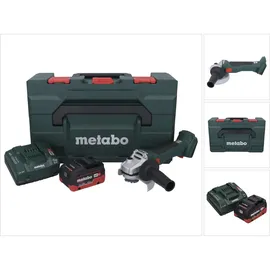 Metabo W 18 L BL 9-125 inkl. 1x Akku 8,0 Ah + Ladegerät + metaBOX