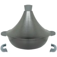 Cheffinger Aluguss Tajine Tagine Ø32cm Induktion Silikongriffe Gartopf Dampfgarer