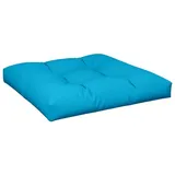 vidaXL Palettenkissen Blau 80x80x12 cm Stoff