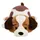 NICI Twistimals Katze & Hund 25 cm Beige