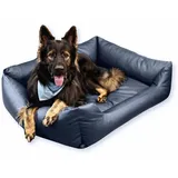 4L Textil Hundekorb Mario 120 x 90 cm grau