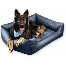 4L Textil Hundekorb Mario 120 x 90 cm grau