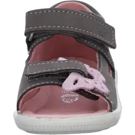 Ricosta PEPINO Ricosta Mädchen Sandalen Silvi,Kinderschuhe,WMS:Mittel,Sandaletten,Klettverschluss,Kids,Kinderschuhe,Graphit (450),23 EU