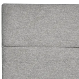 Beliani Boxspringbett hellgrau Textil, 160x200 cm