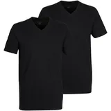 Bugatti T-Shirt 2Er Pack Bari in schwarz-dunkel-uni | Gr.: 50