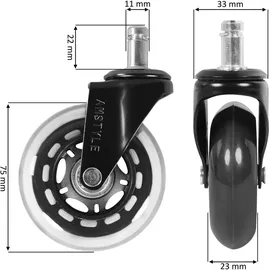 AMSTYLE Amstyle, Möbelrollen, Rollen