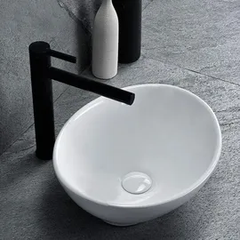 REA Aufsatzwaschbecken Sofia Mini Oval White - Weiß