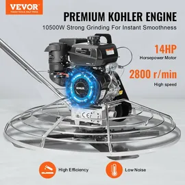 Vevor Motorglätter 116,8 cm x 46 cm x 30 cm orange