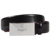 Hugo Baldwin-N Leather Belt W110 Black
