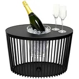 cootab cooler table Beistelltisch mit Acryl-Kühler