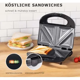 GOURMETmaxx Sandwichmaker mit LED-Kontrollleuchte