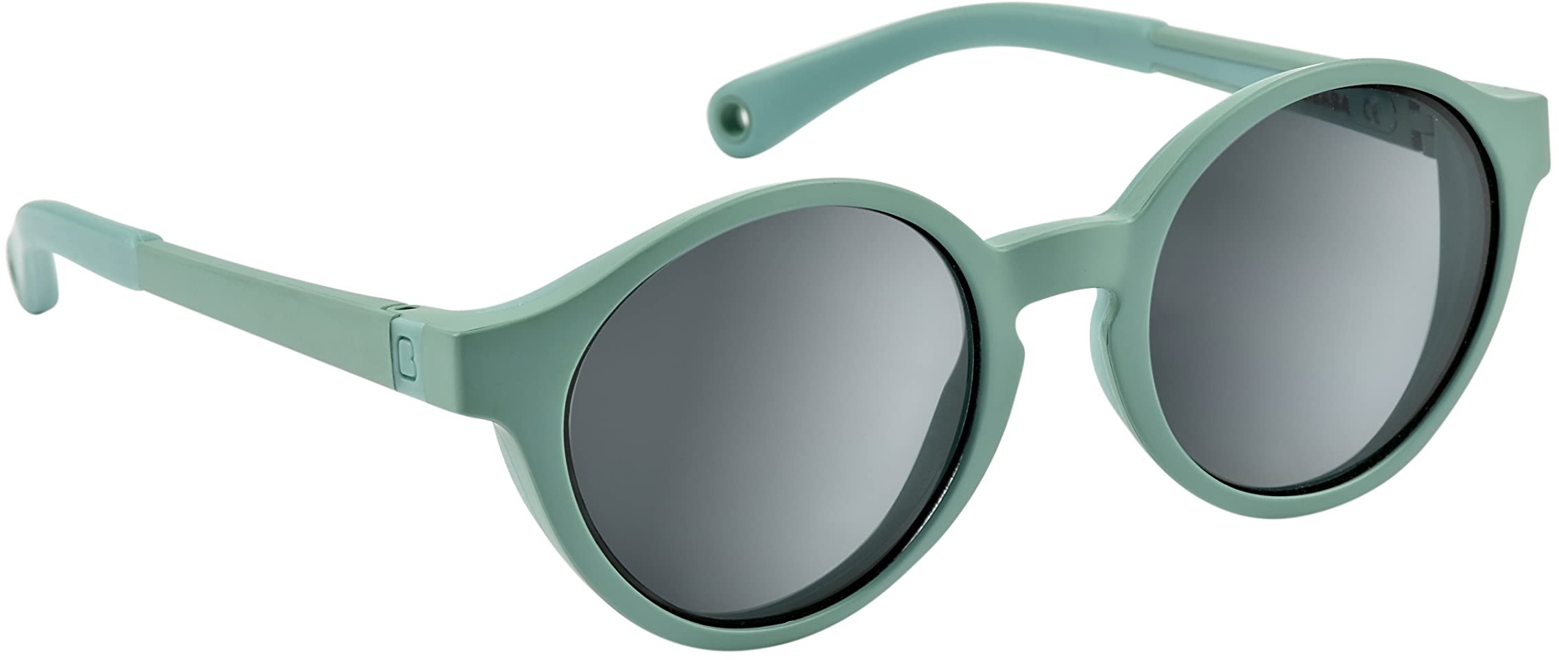Béaba, Sonnenbrille für Kinder 2-4 Jahre, 100% UV-Schutz – CAT 3, Seitenschutz, optimaler Komfort, 360° verstellbare Bügel, Tropical Green