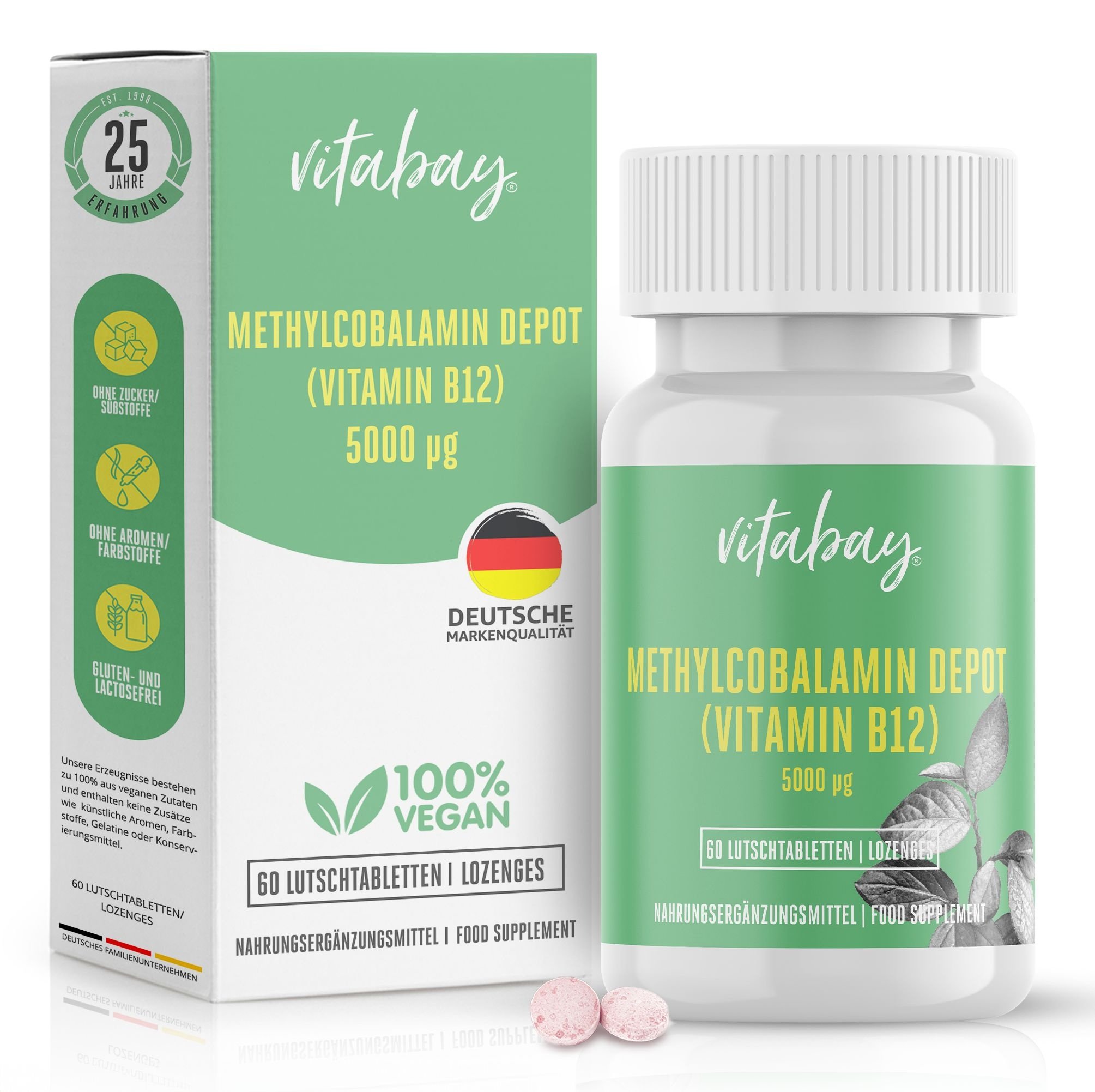 Vitabay B12 Depot 5000 mcg Lutschtabletten 60 St