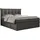 MKS Boxspringbett PREMIUM 10 KING 160/200 Dunkelgrau Kunstleder - H3